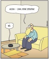 Steuern Lustig Humor Siri Lustig Alexa Witze