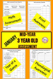 3 Year Old Assessment Preschool Assessment Literacy And Math Back To School Assessments For Preschool Preschool Assessment Preschool Kids