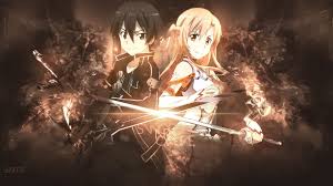 Anime Sword Art Online Kirito Sao Asuna Yuuki Fond D Ecran Sword Art Online Asuna Art Epee Sword Art Online Kirito