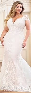 Martin Thornburg 119269w Martha Plussizeweddingdresses Curvy Bridesmaid Dresses Fit And Flare Wedding Dress Fitted Wedding Dress