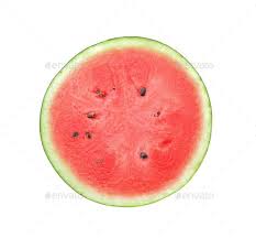 Half Of Watermelon Isolated On White Photography Websites Inspiration Watermelon Illustration Techniques