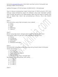 Check spelling or type a new query. Soal Pat Kimia Kelas 10 Semester 2 Pdf