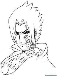 Lukis wajah karikatur photo karikatur unik cocok untuk kado. Gambar Ilustrasi Kartun Naruto Hitam Putih