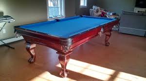 Connelly San Carlos Pool Table Millcreek Stain On Maple With Ball In Claw Style Legs The San Carlos And All Connelly Poo Connelly Pool Table Pool Table Table