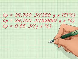 Conversely, if you're cooling the sample down, write down the value of the energy using a negative value. How To Calculate Specific Heat 6 Steps With Pictures Wikihow