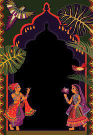 Indian Lovers Wedding Invitation Template Free Greetings Island Indian Wedding Invitation Card Design Hindu Wedding Invitations Hindu Wedding Invitation Cards
