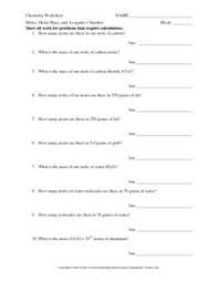 The relative atomic mass (ar) of sodium is 23, that of oxygen is 16, and that of hydrogen is 1. Molar Mass Lesson Plans Worksheets Lesson Planet