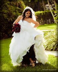 Gothic Bride Adding Black Accessories To A White Wedding Dress Me And Annabel Lee Black Wedding Dress Gothic Gothic Bride Red Wedding Dresses