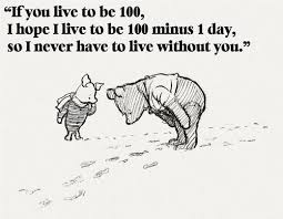 Art Collectibles Friendship Quote Winnie The Pooh Matt Black White Prints
