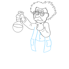 As you can see once. How To Draw A Cartoon Scientist Really Easy Drawing Tutorial