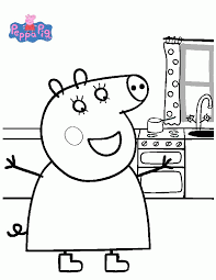 * * * * mummy pig reading a book. Peppa Pig Coloring Pages Coloring Rocks