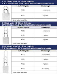 American Lock A7301 Solid Steel Tubular Padlock