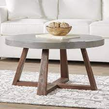 You can fit a round wood coffee table into almost any room design. Williston Forge Balch Coffee Table Coffee Table Coffee Table Plans Round Coffee Table Diy