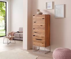 Highboard Loca 46x123 Cm Akazie Natur 9 Schube Massiv Mobel Kommoden Schranke Highboards In 2020 Massiv Mobel Highboard Mobelstuck