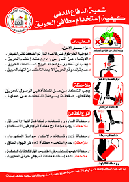 كيفية استخدام مطافئ الحريق how to use fire extinguishers brochure brochure fire extinguishers photoshop