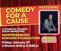 I'll be partnering with the Murfreesboro Kiwanis Foundation later this  month. Come