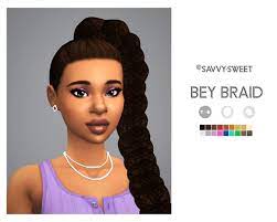 Not all of the custom content featured in this board has been . Maxis Match Cc World Sims Hair Maxis Match Sims 4 Black Hair