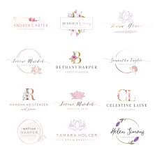 Branding Kit Logo Design Lotus Flower Logo Health And Beauty Logo Yoga Logo Cosmetics Natural Logo Spiritual Log Branding Design Branding Floral Logo