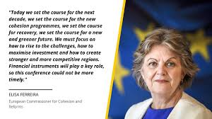 Elisa ferreira is the portuguese nominee for the european commission. Fi Compass On Twitter Elisa Ferreira European Commission Opened The Ficompass Erdf Conference Sharing This Powerful Message Ficompass2021 Ficompass Financialinstruments Https T Co Pcspzarbt8 Https T Co Qkp0mjqcpd