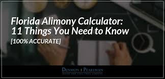 Florida Alimony Calculator 11 Things You Need To Know 100