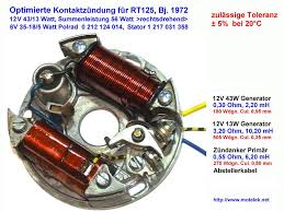 Zundung 6v Motoplat K125 T Und 6v Bosch K125x Umbauen Forum Der Hercules Ig E V