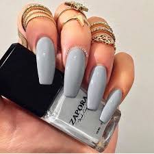 This long, tapered shape with a flat top — a.k.a. 38 Pretty Coffin Ballerina Nails You Will Love Be Modish Ballerina Nails Nails Beautiful Nails