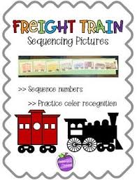 Freight Train Sequencing Pictures Sequencing Pictures Read Aloud Train