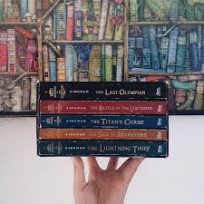 Percy Jackson And The Olympians Paperback Set Book Spine Pesquisa Google The Last Olympian The Lightning Thief Percy Jackson