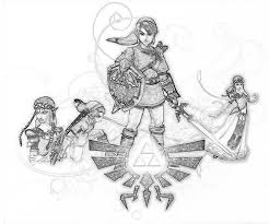 Twilight princess wolf link is the sacred beast in twilight princess. The Legend Of Zelda Coloring Pages Coloring Home