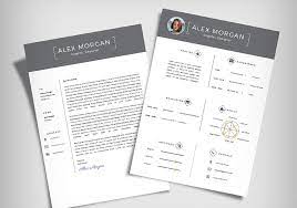 Download a free & perfect resume. Free Minimalist Resume Template Cover Letter Ai File Good Resume