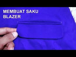 Ada baju jenis kaos, kemeja, dan jenis modifikasi lainnya. Tutorial Membuat Saku Jas Blazer Wanita Youtube