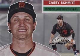 2024 Topps Chrome Casey Schmitt Blue Refractor /150 Giants