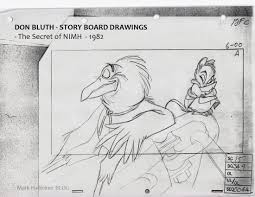 What does nimh stand for? Pudleiner Don Bluth Storyboards 1 The Secret Of Nimh