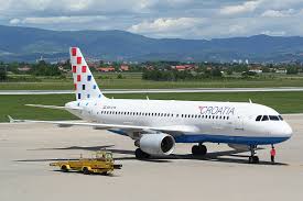 First leg was on a q400 turboprop, second on an a320. A320 214 Croatia Airlines 9a Ctk Zagreb Pleso Zag Ldza June 13 2012 Planewatcher