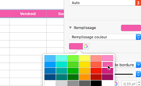 Planning hebdomadaire gratuit a imprimer. Numbers Realisez Un Emploi Du Temps A Imprimer