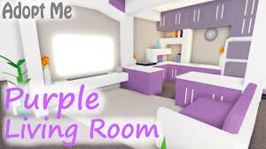 Check the playlist i've made to check any. Purple Modern Living Room Workspace Speed Build Adopt Me Roblox Youtube