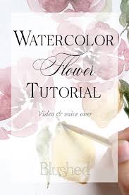 That's exactly what i did for the cover of this article. Watercolor Tutorial How To Paint Flowers For Beginners Blushed Design