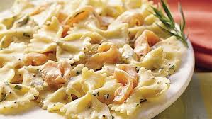 Farfalles A La Creme Et Au Saumon Fume Recette Ww Recette Recette Pate Au Saumon Pates Au Saumon Fume Pates Au Saumon