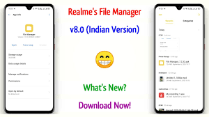 Realme Ui File Manager New Update 8 0 24 Indian Version What S New Download Now Rj Youtube