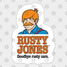 Rusty Jones Sticker