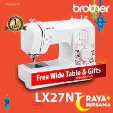 Beli aneka produk mesin jahit brother online terlengkap dengan mudah, cepat & aman di tokopedia. Brother Heavy Duty Sewing Machine Lx27nt Home Electrical Portable Mesin Jahit Replace Gs 2700 1 Year Warranty Shopee Malaysia