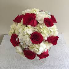 This will be the base and core of your bouquet. Rose Hydrangea Bouquet In Forney Tx Kim S Creations Flowers Gifts And More