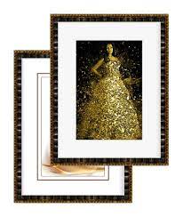 Vergoldeter kleiner bilderrahmen 45 x 35 cm außenmaß 40 x 30 cm innenmaß. Portrait Bilderrahmen Cosi Schwarz Gold Von 9x13 Bis 30x40 Cm