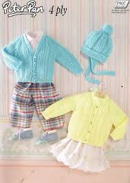 Peter Pan 807 Baby Cardigan Vintage Knitting Pattern By Ellisadine 1 00 Vintage Knitting Patterns Vintage Knitting Quick Knits