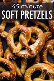 This Is One Of The Easiest Ways To Prepare Homemade Soft Pretzels And The Results Are Extra Delicious The Dough In 2020 Homemade Snacks Homemade Soft Pretzels Recipes