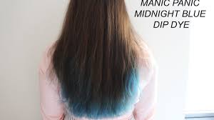 Always wanted to dip dye your hair? Dark Blue Dip Dye Notsoperfectgirly Youtube