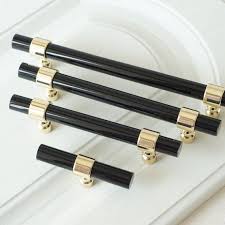 Black And Gold Cabinet Pulls 3 75 5 6 3 Lucite Acrylic Drawer Pull Black Etsy In 2020 Acrylic Drawers Gold Cabinet Handles Drawer Pulls
