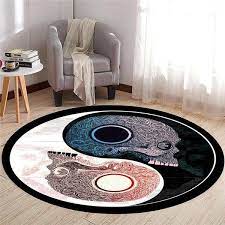 Tapis design peut apporter une touche d'originatité, de douceur ou encore. Tapis Rond Salon Design Mon Tapis Rond