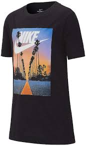 Black And Orange Graphic T Shirt Nike Graphic Tee Boys Crew Neck Short Sleeve Graphic T Shirt Preschool Big Kid Black Nike Shirt Sport Shirt Design Boys T Shirts