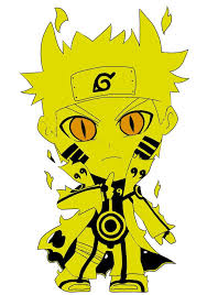 Naruto Chibi Nine Tail Chakra Mode Anime Chibi Naruto Pictures